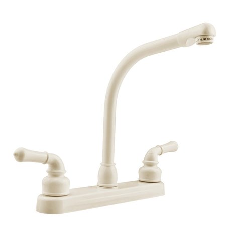 DURA FAUCET CLASSICAL HI-RISE RV KITCHEN FAUCET - BISQUE PARCHMENT DF-PK210C-BQ